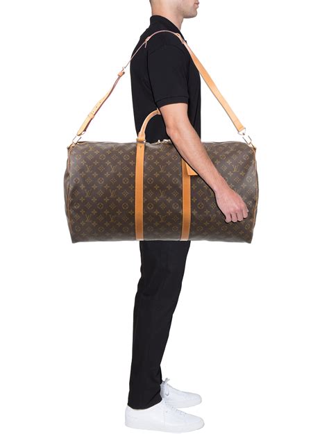 louis vuitton keepall 60 bandouliere black